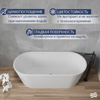 Ванна Lauter 21001B (отдельностоящая) - Превью изображения №3 — Интернет-Магазин TECNO.BY