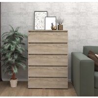 Кортекс-мебель Бари 80 5ш (дуб сонома/дуб сонома/дуб сонома) Image #3