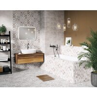 Cersanit Lorena 150x70 с ножками со смесителем Brasko Black однорыч. (с сифоном Prime) Image #6