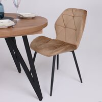 AksHome Congo New 90025 (капучино велюр G062-11/черный) Image #2