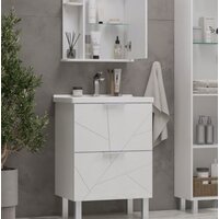 Volna Тумба под умывальник Twing 80.2Y бетон Image #4