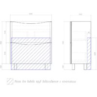 Vigo Тумба под умывальник Glem 700-0-2 Image #9