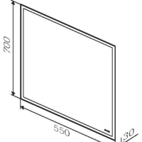 AM.PM Зеркало Gem 55 M91AMOX0551WG Image #7