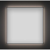 Wellsee Зеркало с фоновой LED-подсветкой 7 Rays' Spectrum 172200370, 70 х 70 см (с сенсором и регулировкой яркости освещения)