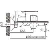 Haiba HB60505-8 (белый/хром) Image #2