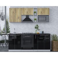 Интерлиния Мила Пластик 2.0 (дуб эпоксид/черный/кастилло темный) Image #4