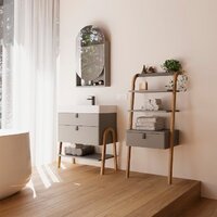 Lauter Шкаф с зеркалом Estel 50 (серо-зеленый полуматовый) Image #3