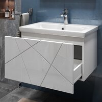 Vigo Тумба под умывальник Geometry 700-0-1 Como навесная Image #6