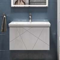 Vigo Тумба под умывальник Geometry 700-0-1 Como навесная Image #3