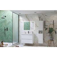  ЗОВ Тумба с умывальником Дион 60 D60LWP0M9003MKV5-OL60 (белый матовый) - Превью изображения №4 — Интернет-Магазин TECNO.BY