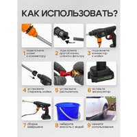 Мойка высокого давления RockForce RF-PG001 (с 1-им АКБ, кейс) - Превью изображения №20 — Интернет-Магазин TECNO.BY