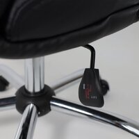 AksHome Немига 1 (кожа натуральная Black/основание хром) Image #13