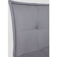 AksHome Рубик U (Velutto 32 серый велюр/черный) Image #15