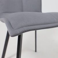 AksHome Рубик U (Velutto 32 серый велюр/черный) Image #12