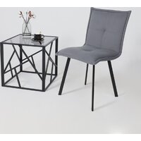 AksHome Рубик U (Velutto 32 серый велюр/черный) Image #6