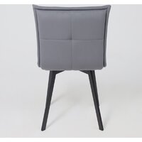 AksHome Рубик U (Velutto 32 серый велюр/черный) Image #11