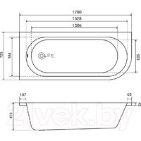 Lauter Monaco 170x72.5 2113170L (с ножками) Image #13
