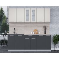 Интерлиния Мила 21 (персидский жемчуг/антрацит/травертин серый) Image #2