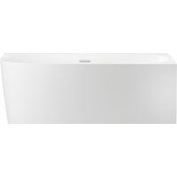 Wellsee Belle Spa 2.0 160x75 235803001 (пристенная ванна (правая) белый глянец, экран, каркас, сифон-автомат хром)