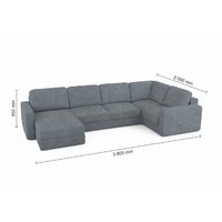 Mio Tesoro Aurora компл.3 левый (Kashemir 974 серый) Image #9