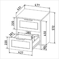 Интерлиния Концепт Тренд КТ-ТК1-57 (дуб золотой/индиго) Image #4