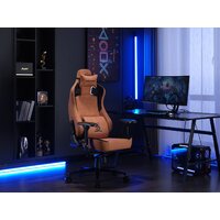 Игровое (геймерское) кресло Evolution Project A Fabric (коричневый) - Превью изображения №14 — Интернет-Магазин TECNO.BY