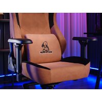 Игровое (геймерское) кресло Evolution Project A Fabric (коричневый) - Превью изображения №8 — Интернет-Магазин TECNO.BY