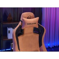 Игровое (геймерское) кресло Evolution Project A Fabric (коричневый) - Превью изображения №7 — Интернет-Магазин TECNO.BY