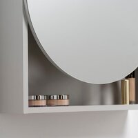 Lauter Шкаф с зеркалом Estel 50 (светло-серый полуматовый) Image #5