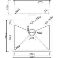 Кухонная мойка Roxen Simple 560220-60B-V графит/текстурная PVD покрытие (с коландером и дозатором) - Превью изображения №17 — Интернет-Магазин TECNO.BY