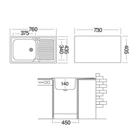 Ukinox Классика CLM760.435 --GW6K 2L- (с сифоном) Image #2
