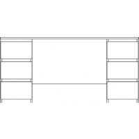 Mio Tesoro Кастор 6 ящиков 151x65 2.03.06.040.3 (дуб сонома) Image #6