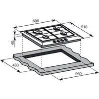 Варочная панель Weissgauff HG 640 BGH - Превью изображения №12 — Интернет-Магазин TECNO.BY