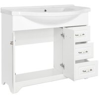 Style Line Тумба под умывальник Олеандр-2 120 3 ящика (для классической раковины) Image #2