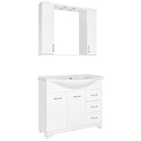 Style Line Тумба под умывальник Олеандр-2 120 3 ящика (для классической раковины) Image #5