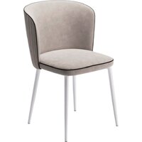 Табурет Милано (бренди 4 кант черный/каркас белый)