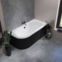 Lauter Bliss 150 P 21201052P (с ножками, лицевым экраном черного цвета и сифоном 21Y32001 матовый черный) Image #7