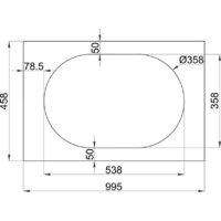 ЗОВ Тумба с умывальником Кито 100 K100LW0MWM-LDSPW6002 (белый матовый) Image #10