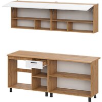 Mio Tesoro Монако 2.0м (дуб золотой/белый матовый/дуб вотан) Image #3