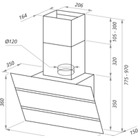 MAUNFELD Bridge 50 (черный/черное стекло) Image #2