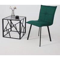 AksHome Рубик U (Velutto 33 темно-зеленый велюр/черный) Image #5