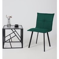 AksHome Рубик U (Velutto 33 темно-зеленый велюр/черный) Image #6