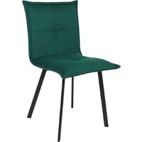 AksHome Рубик U (Velutto 33 темно-зеленый велюр/черный)