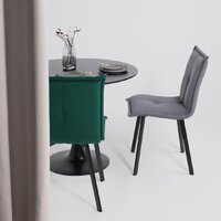 AksHome Рубик U (Velutto 33 темно-зеленый велюр/черный) Image #3