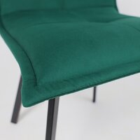 AksHome Рубик U (Velutto 33 темно-зеленый велюр/черный) Image #14