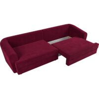 Лига диванов Милтон 109776 (микровельвет, бордовый) Image #6
