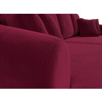 Лига диванов Милтон 109776 (микровельвет, бордовый) Image #4