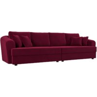 Лига диванов Милтон 109776 (микровельвет, бордовый)