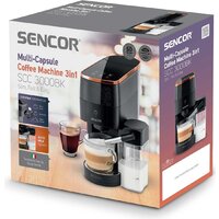 Капсульная кофеварка Sencor SCC 3000BK - Превью изображения №16 — Интернет-Магазин TECNO.BY
