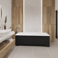 Lauter Sophia 150 21205150 (с ножками, лицевым экраном черного цвета и сифоном 21Y31001 матовый черный) Image #17